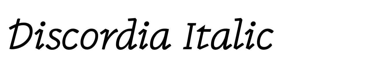 Discordia Italic